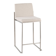 Load image into Gallery viewer, Fuji - Contemporary High Back Counter Stool, Functional Design
