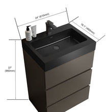 Load image into Gallery viewer, Alice - Bathroom Vanity With Sink, Large Storage Freestanding Bathroom Vanity For Modern Bathroom, One-Piece Sink Basin Without Drain And Faucet
