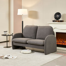 Load image into Gallery viewer, Loveseat Sofa Small Couch For Living Room, Sherpa Fabric Upholstered Loveseat Sofa Couch, Small Loveseat Sofa For Apartment, Bedroom
