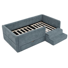 Load image into Gallery viewer, Safe Kids Bed With Guardrails And Storage
