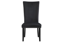 Load image into Gallery viewer, Upholstered Velvet Dining Chairs (Set of 2) - Black
