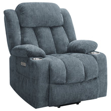 Load image into Gallery viewer, Beca - Upholstered Power Lift Recliner With Cupholders And USB Charging
