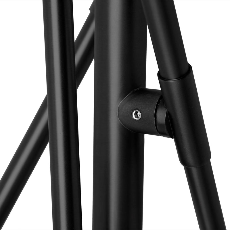 Tri Globe Contemporary Metal Floor Lamp - Black