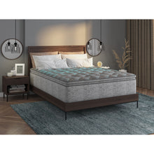 Load image into Gallery viewer, Comfort Care - 10" Hybrid Euro Top Mattress Plush Comfort - Blue / Gray - Twin Extra Long
