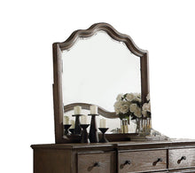 Load image into Gallery viewer, Distressed Finish Beveled Wall Mirror - Gray
