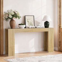 Load image into Gallery viewer, Farmhouse Style Extra Long Walnut Console Table

