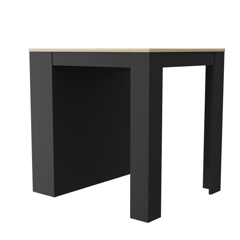 36" Kitchen Island With Storage - Brown / Black