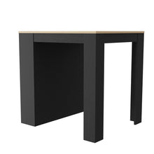 Load image into Gallery viewer, 36" Kitchen Island With Storage - Brown / Black
