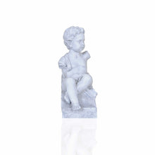 Load image into Gallery viewer, Vintage Look Boy Sitting Statue - Off White
