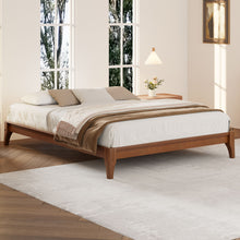 Load image into Gallery viewer, Solid Dry Bamboo Platform Bed Frame, With Slat Support
