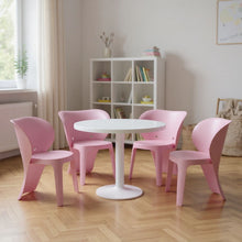Load image into Gallery viewer, Contemporary Heavy Duty Plastic Juvenile Chairs (Set of 4) - Pink
