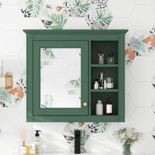 Load image into Gallery viewer, Wall Mounted Medicine Cabinet With Mirror And 3 Open Shelves
