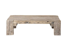 Load image into Gallery viewer, Rectangular Distressed Coffee Table - Natural
