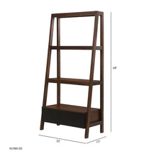Load image into Gallery viewer, Ladder Shelf, Ladder Style Display Shelf - Natural Wood / Brown
