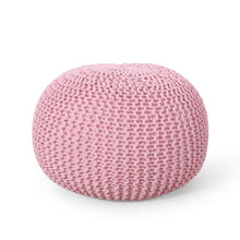 Load image into Gallery viewer, Belle - Modern Knitted Cotton Round Pouf

