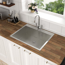 Load image into Gallery viewer, Stainless Steel Drop In Kitchen Sink, Topmount
