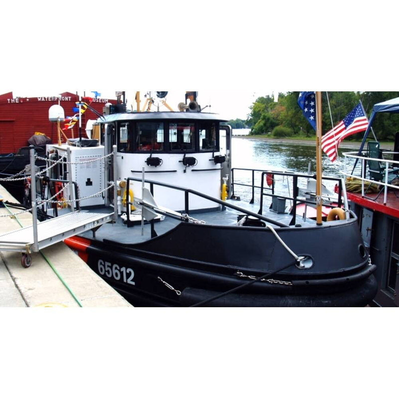 Hand Painted Model Boat (624424) - Black / White