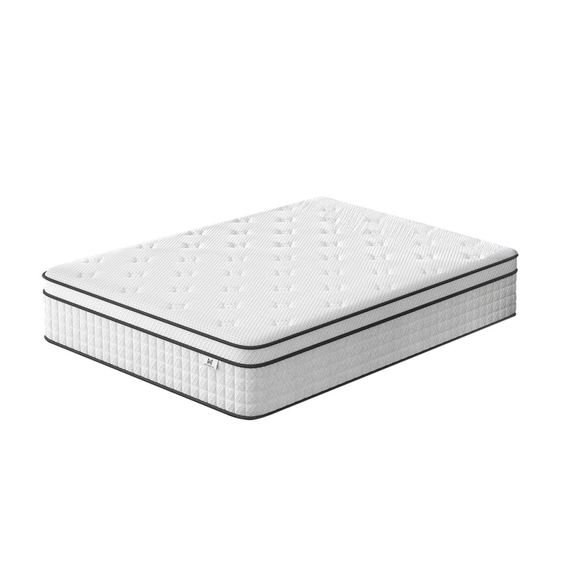 Gel Memory Foam Medium Check Hybrid Mattress - Queen
