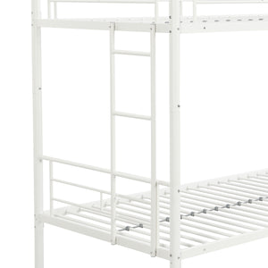 METAL BUNK BED  WHITE