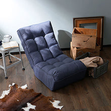 Load image into Gallery viewer, Reclining Japanese Chair Lazy Sofa Tatami Balcony Adjustable Chair
