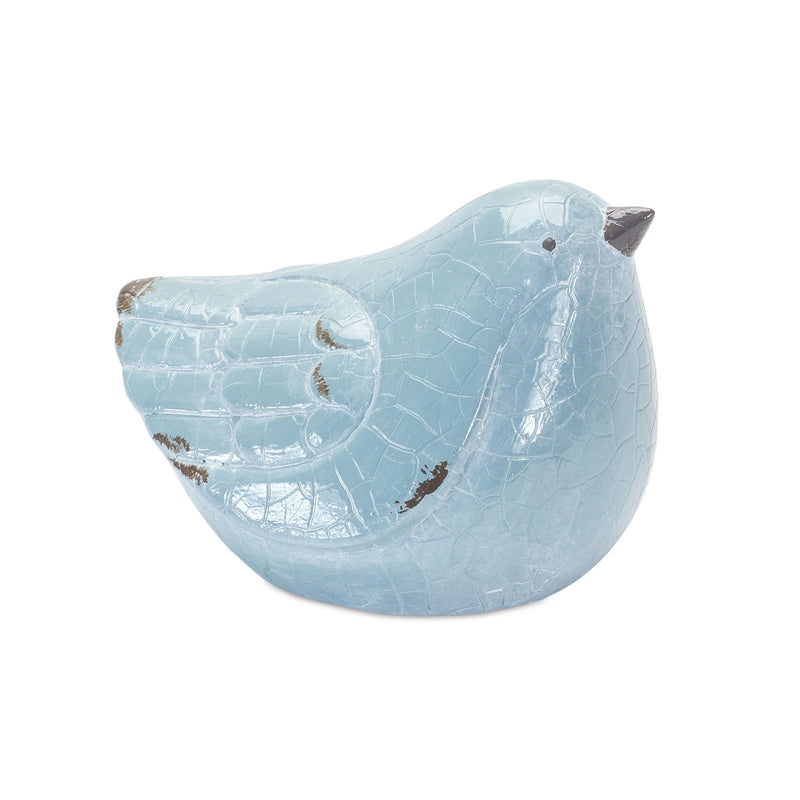 Bird Figurines (Set of 4) - Blue / Terracotta