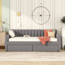 Load image into Gallery viewer, Upholstered Daybed With Slat Support
