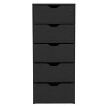 Load image into Gallery viewer, 18" Five Drawer Standard Chest - Black
