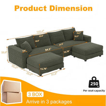 Load image into Gallery viewer, Modern Comfy Upholstered Sofa Cloud Couch &amp; Deep Seat Couches
