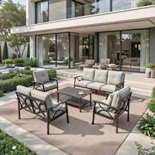Load image into Gallery viewer, Patio Furniture Set With Coffee Table And Cushions For Backyard
