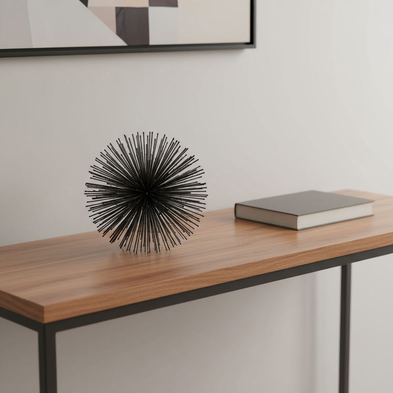 Decorative Orb Tabletop Sculpture (480035) - Black