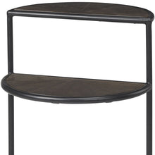 Load image into Gallery viewer, Solid Wood Metal Tray Table (605378) - Espresso / Black
