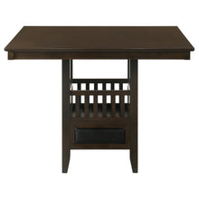 Load image into Gallery viewer, Finley - Square Counter Table With Storage Pedestal Dining Table - Espresso
