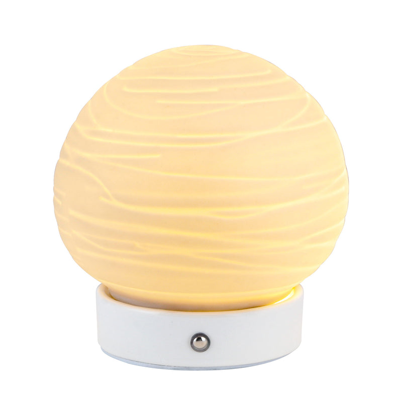 Globe Desk Lamp With Globe Shade (734239) - White