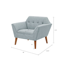 Load image into Gallery viewer, Modern Lounge Chair With Button Tufting
