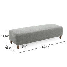 Load image into Gallery viewer, Contemporary Ottoman With Foam Cushion And Durable Upholstery
