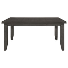 Load image into Gallery viewer, Dexter - Rectangular Plank Top Dining Table - Dark Gray
