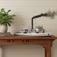 Load image into Gallery viewer, Hand Painted Model Boat (624281) - Gray
