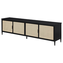 Load image into Gallery viewer, Kenneth - 4 Door TV Stand - Black
