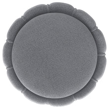 Load image into Gallery viewer, Inez - Round Upholstered Ottoman
