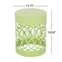 Load image into Gallery viewer, Outdoor Metal Large End Table, Modern Design
