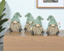 Load image into Gallery viewer, Poly Gnomes (Set of 4) - Brown / Green

