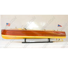 Load image into Gallery viewer, Hand Painted Model Boat (624218) - Dark Brown / Light Brown
