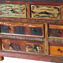 Load image into Gallery viewer, Solid Wood Seven Drawer Triple Dresser - Brown
