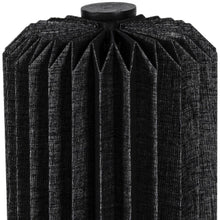 Load image into Gallery viewer, 16" Geometric Table Lamp LED With Cylinder Shade - Black
