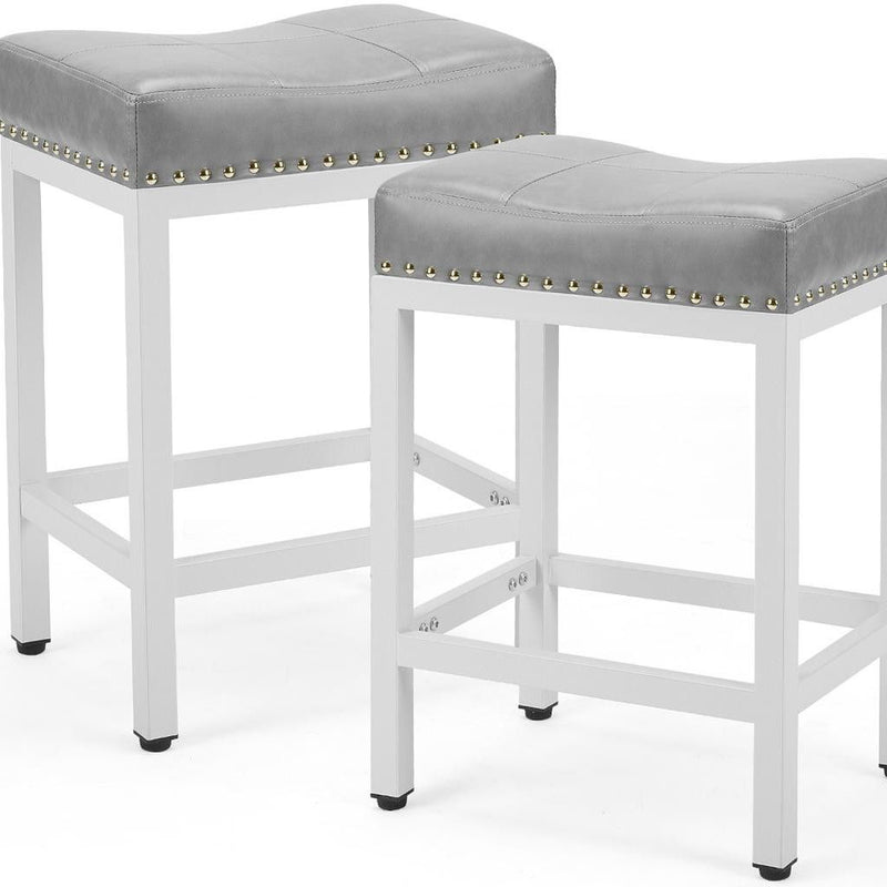 Tufted Club Chair (Set of 2) - Black / Gray