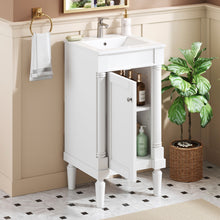 Load image into Gallery viewer, French Style Bathroom Cabinet With Sink, Adjustable Shelf
