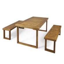 Load image into Gallery viewer, Outdoor Dining Set - Sandblast Natural Finish
