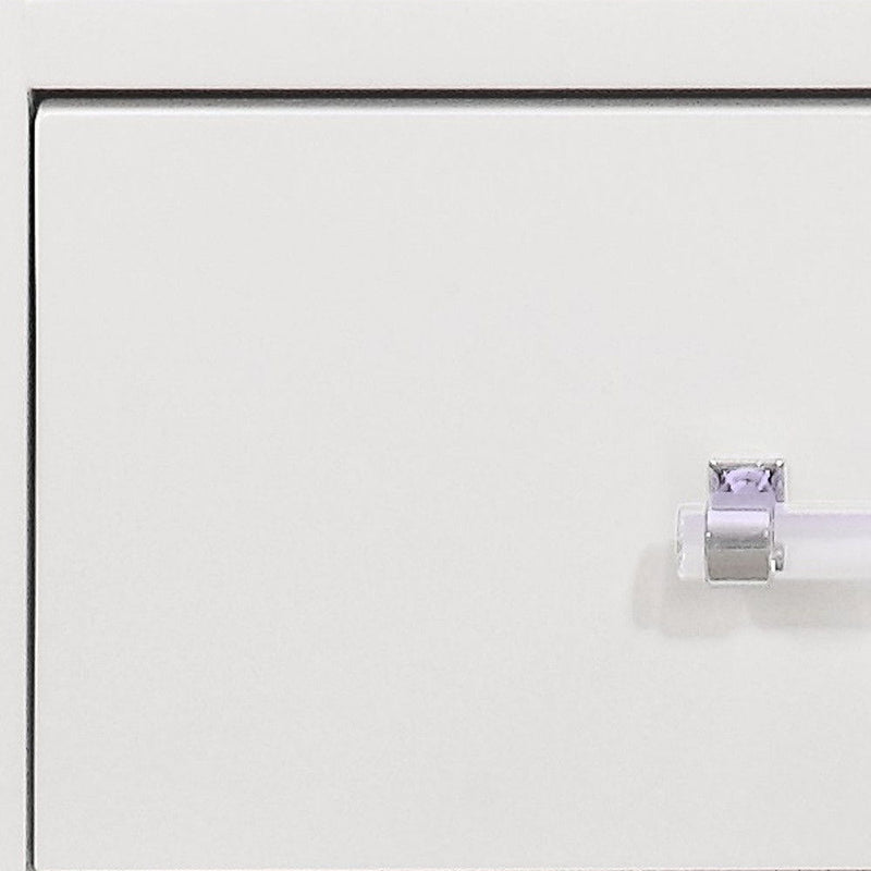 24" Two Drawer Nightstand - White