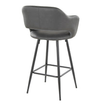 Load image into Gallery viewer, Margarite - Contemporary Fixed Height Counter Stool With Square Footrest (Set of 2)
