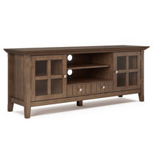 Load image into Gallery viewer, Acadian - TV Media Stand - Rustic Natural Aged Brown
